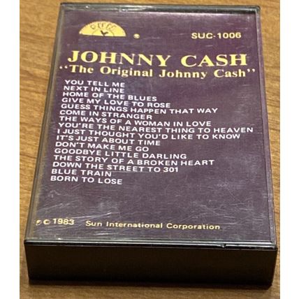 JOHNNY CASH-The Original Johnny Cash-Cassette, 1983-NM-FAST SHIPPING