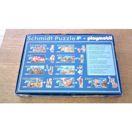 PLAYMOBIL PUZZLE: BUILDING SITE Jigsaw Puzzle (100 Piece) Schmidt (2004)