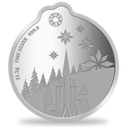 1 Oz Silver Collectible Disney Frozen Pamp Suisse In Capsule & Box w/ Coa