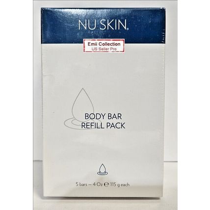 Nu Skin Nuskin Body Bar Refill Pack Soap Free 4 oz 115 g (5 Bars) Box Sealed