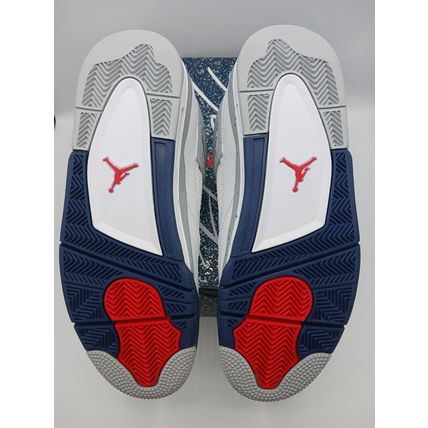 Jordan 4 Retro Men's White Midnight Navy Sneakers DH6927-140
