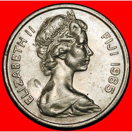 Ⰶ CACHALOT TOOTH (1969-1987): FIJI ★ 20 CENTS 1985 UNCOMMON★LOW START★NO RESERVE