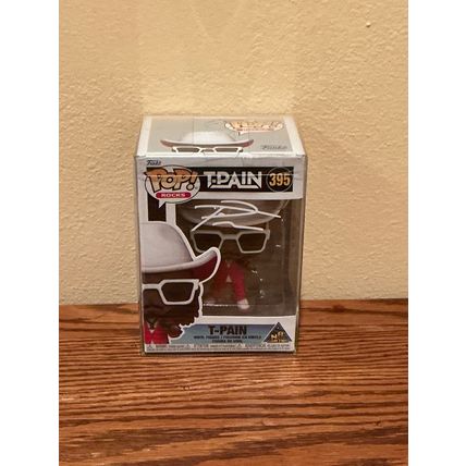 Funko Pop! Rocks - T-Pain #395 Facsimile Laser Autographed (Box & Protector)
