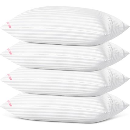 EIUE Bed Pillows for Sleeping 4 Pack，Pillows for Side and Back Sleepers,Super So