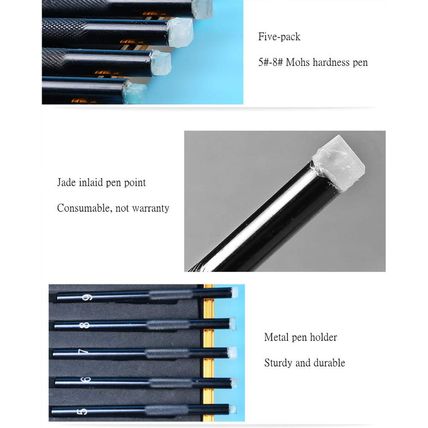 Mohs Hardness Test Kit Mohs Hardness Picks 5 Pack Mohs Hardness Tester Industria