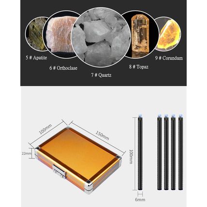 Mohs Hardness Test Kit Mohs Hardness Picks 5 Pack Mohs Hardness Tester Industria