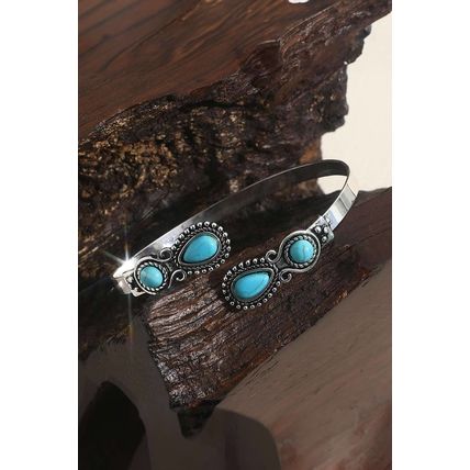 Skobeloff Western Turquoise Stone Bracelet