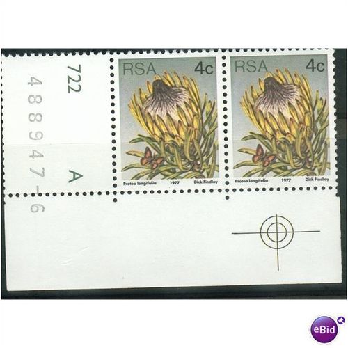 South Africa stamps 1977 - SG 417 - 4c P. longifolia x 2 MNH - 2