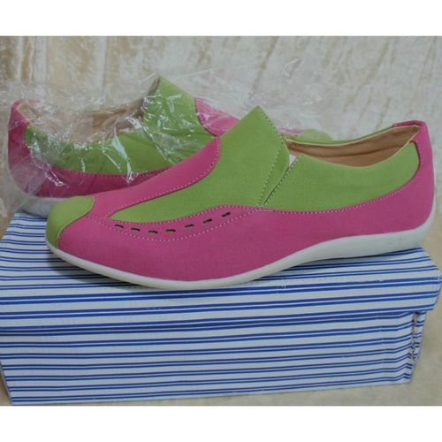 Womens Green Pink Trainers Shoes Size 6 New in Box Dockland