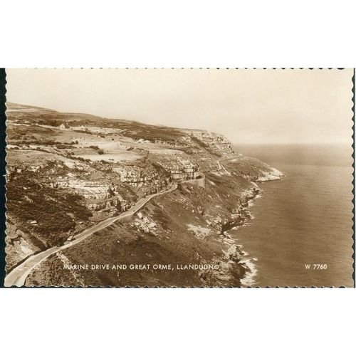 Marine Drive And Great Orme, Llandudno, N. Wales - Valentine's W.7760