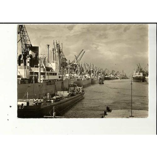 Germany BREMEN Docks Postcard by LHB (215)