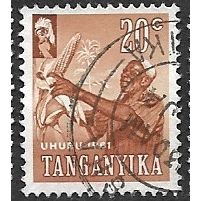 TANGANYIKA 1961/1964 SG 111 - #4 fine used (o)