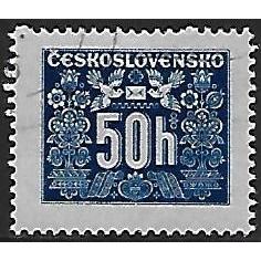 Po Mi 69: 50 h. blue Postage Due Stamp.