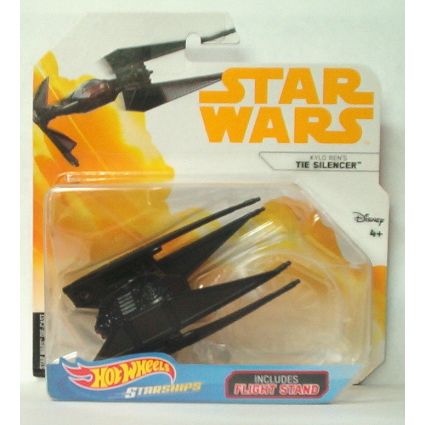 HOT WHEELS STAR WARS ' yellow card ' KYLO REN'S TIE SILENCER