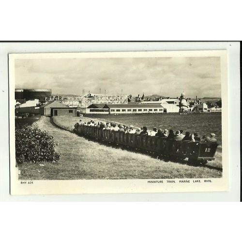 Wales RHYL Miniature Train Postcard by Marimex (RHY.609)