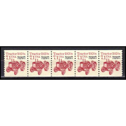 2127b 7.1c Tractor Very Fine MNH Dry Gum PNC 1/5 X0894
