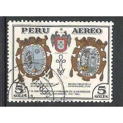 Peru ( Pérou ) N° PA 103 YVERT OBLITERE ( USED )