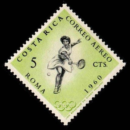 Costa Rica 1960 Sport Olympic Games 5c MH Stamp