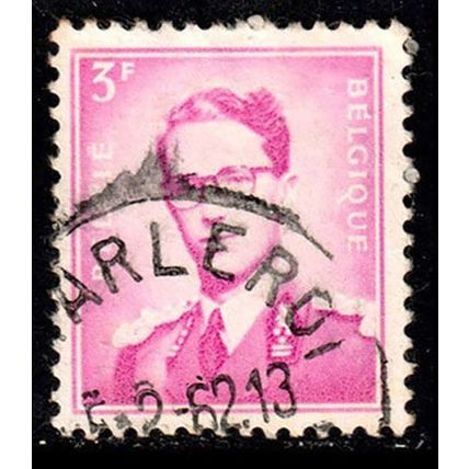 Belgium 1958 King Baudouin 3F Used Stamp p.