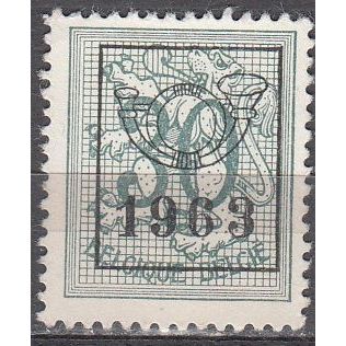 Belgique 1957 Michel 1074AVII O Cote (2008) 0.75 € Lion héraldique 1963