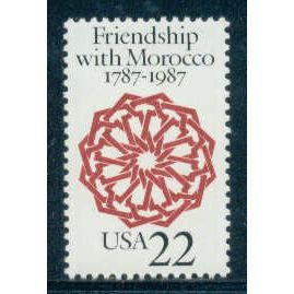 2349 22c Morocco Relations Fine MNH MA2106