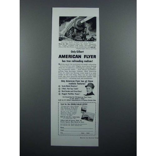 1955 American Flyer Toy Train Ad - Hudson, No. 5510T