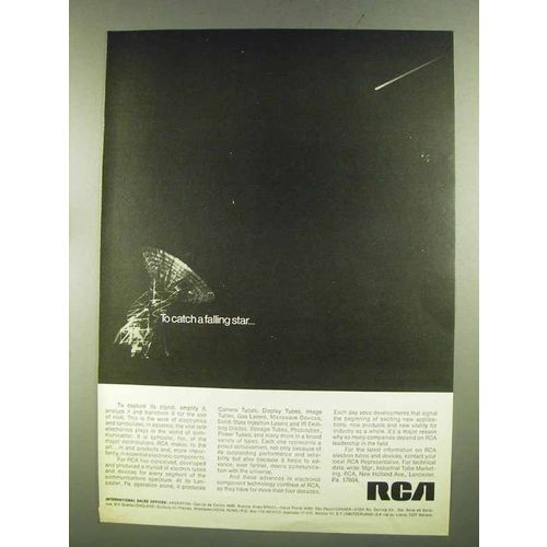 1972 RCA Electron Tubes and Devices Ad - Catch A Star