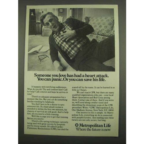 1974 Metropolitan Life Insurance Ad - Someone You Love