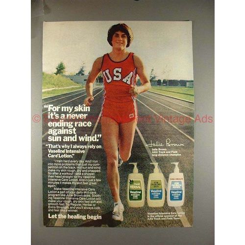 1980 Vaseline Intensive Care Lotion Ad w/ Julie Brown!
