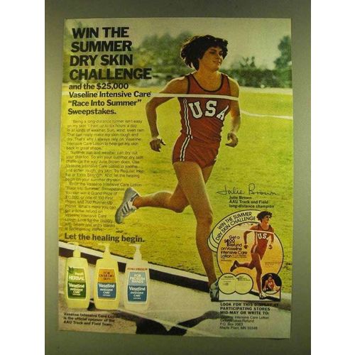 1980 Vaseline Lotion Ad - Julie Brown