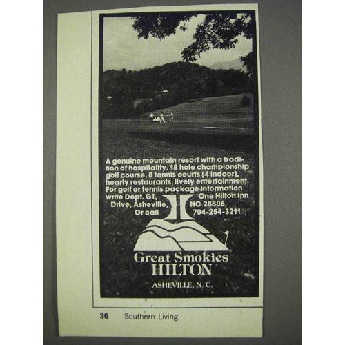 1982 Great Smokies Hilton Ad