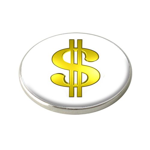 Dollar Golf Ball Marker.