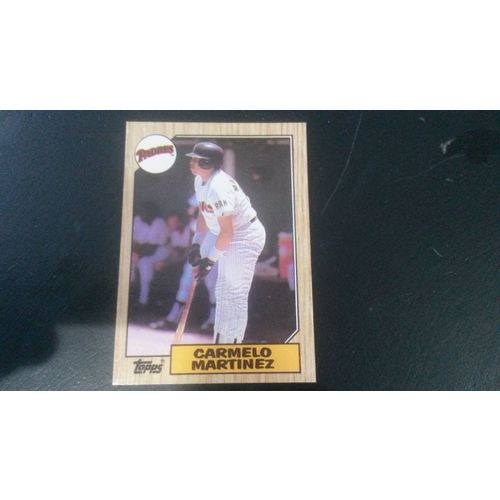 1987 Topps Card # 348 Carmelo Martinez Excellent (5) San Diego Padres