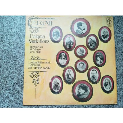 Elgar / Sir Adrian Boult ‎– Enigma Variations / Introduction, Allegro For String