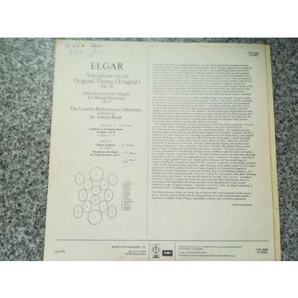 Elgar / Sir Adrian Boult ‎– Enigma Variations / Introduction, Allegro For String