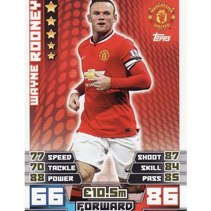 Match Attax 2014/2015 196 Wayne Rooney Manchester United