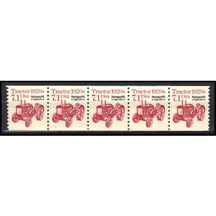 2127b 7.1c Tractor Very Fine MNH Dry Gum PNC 1/5 X0874