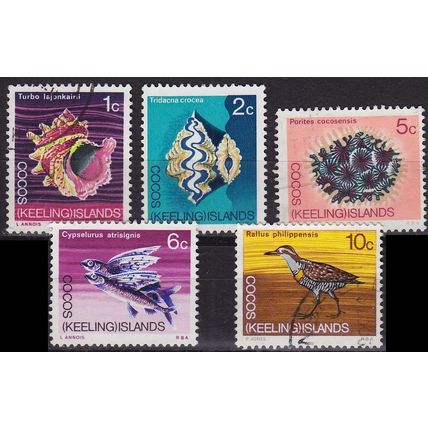 KOKOS COCOS KEELING ISLANDS [1969] MiNr 0008 ex ( O/used ) [01] Tiere