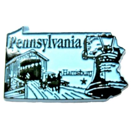 Pennsylvania State Outline Fridge Magnet