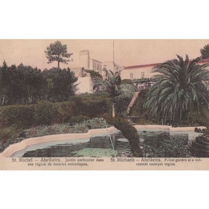 Acores St Michel's Azores Abelheira Jardin Portugal Postcard