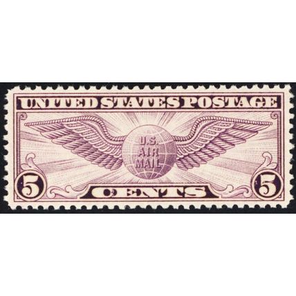 C16, Mint NH XF GEM 5¢ Wings - Beautiful Stamp! * Stuart Katz