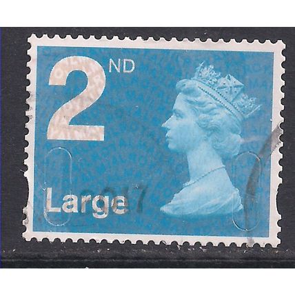 GB 2014 QE2 2nd Large Blue Security Machin SG U3000 ( A163 )