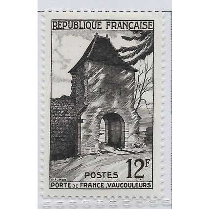 FRANCE 1952 MINT UNMOUNTED MNH GATE FRANCE VAOUCOULEURS PORTE