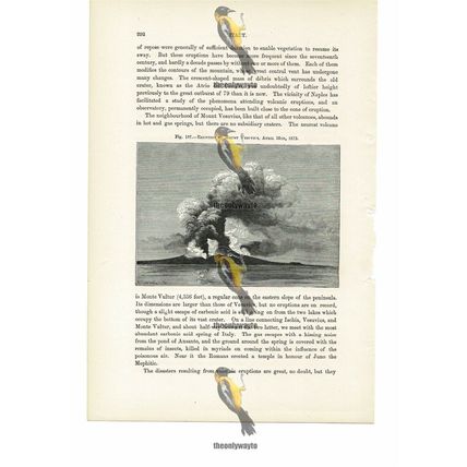 Eruption, Mount Vesuvius, 1872, Italy, Book Illustration (Print), 1880