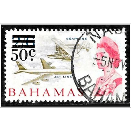 1966 Local Motives & Queen Elizabeth - Surcharged with Dec 50c Fine Used C1