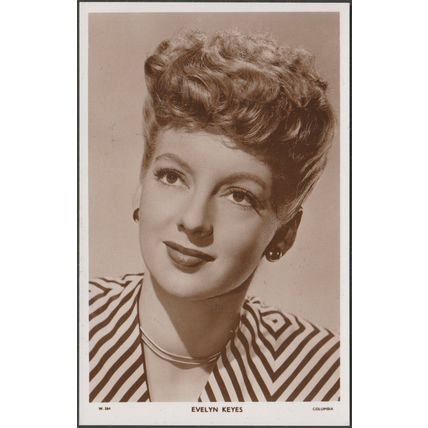 Actress Evelyn Keyes, c.1945 - Picturegoer RP Postcard
