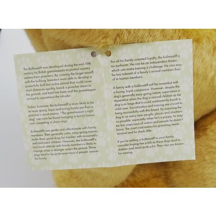 Bullmastiff 12" TOY DOG, as it is, personalised, gift wrapped 3 options