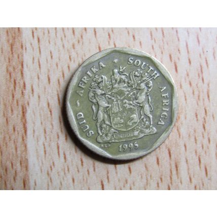 Suid Africa South Africa 1995 50 Cent Coin