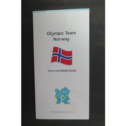 2012 LONDON OLYMPICS NORWAY TEAM & MEDIA GUIDE - RARE