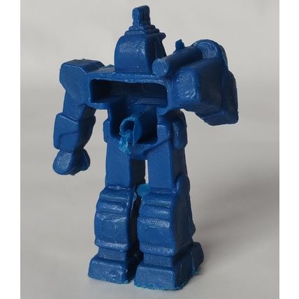 Gordy Toy Vintage 1984 Bitron universe Battle Of The Bi-Trons mini blue figure